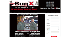 Desktop Screenshot of bugx-exterminators.com